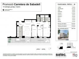 Pis, 99.00 m², جديد, Carretera de Sabadell, 51