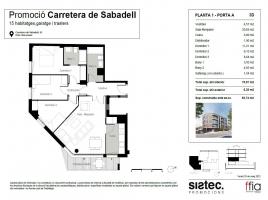 New home - Flat in, 93.00 m², new, Carretera de Sabadell, 51