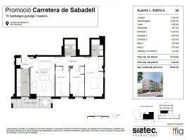 Pis, 91.00 m², جديد, Carretera de Sabadell, 51