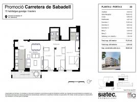 Pis, 91.00 m², nouveau, Carretera de Sabadell, 51