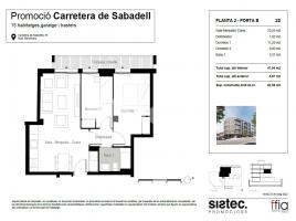Piso, 63.00 m², nuevo, Carretera de Sabadell, 51