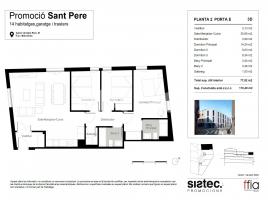 Obra nova - Pis a, 111.00 m², nou, Calle de Sant Pere, 81