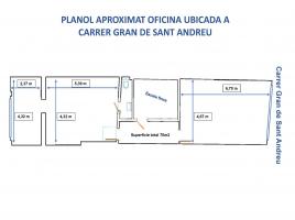 إيجار , 99.00 m², حافلة قرب والقطار, Calle Gran de Sant Andreu, 119