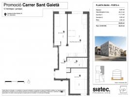 Obra nova - Pis a, 63.00 m², nou, Calle de Sant Gaietà, 2