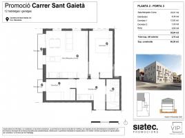 البناء الجديد - Pis في, 65.00 m², جديد, Calle de Sant Gaietà, 2