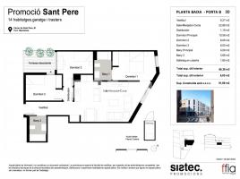 Piso, 92.00 m², nuevo, Calle de Sant Pere, 81