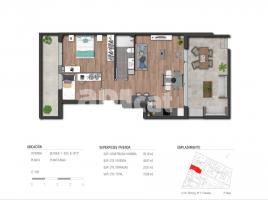 البناء الجديد - Pis في, 59.19 m², حافلة قرب والقطار, جديد