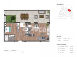 Pis, 56.39 m², حافلة قرب والقطار, جديد