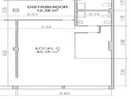 Loft, 54.00 m², 附近的公共汽車和火車