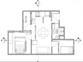 Apartament, 55.00 m², prop bus i metro